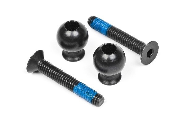 Screw & Ball Front Upper Arms i gruppen LEKER, BARN OG BABY / Radiostyrt / Reservedeler & Ekstra tilbehør / HPI / Reservedeler & Tuning / Støtdempere hos TP E-commerce Nordic AB (A01668)