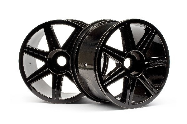 7 Spoke Black Chrome Trophy Truggy Wheel i gruppen LEKER, BARN OG BABY / Radiostyrt / Reservedeler & Ekstra tilbehør / HPI / Felger / Offroad hos TP E-commerce Nordic AB (A01684)