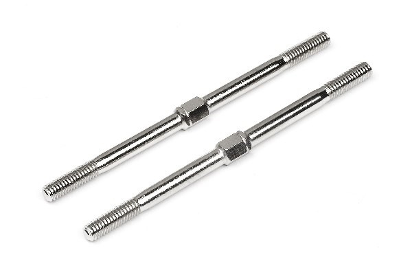 4*83Mm Steering Link Turnbuckle (2Pcs) i gruppen LEKER, BARN OG BABY / Radiostyrt / Reservedeler & Ekstra tilbehør / HPI / Standarddeler & tuning / Styrestag hos TP E-commerce Nordic AB (A01703)