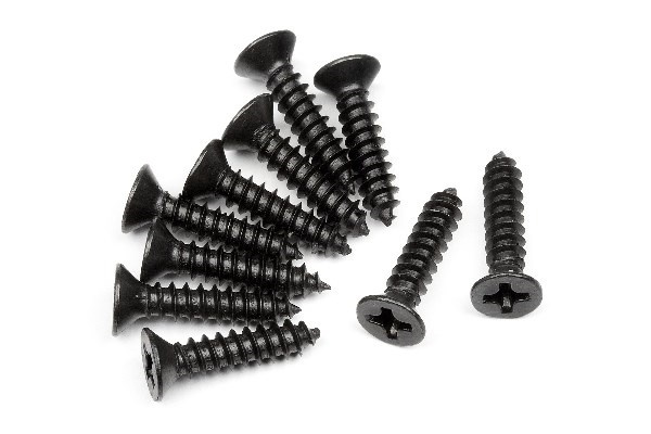 Tp. Flat hodeskrue M3*14Mm (10 stk.) i gruppen LEKER, BARN OG BABY / Radiostyrt / Reservedeler & Ekstra tilbehør / HPI / Skruer/Fester / Skruer hos TP E-commerce Nordic AB (A01760)