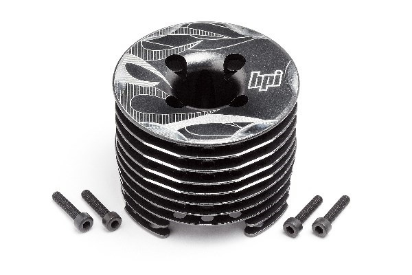 Kjøleribbehode i aluminium, rødgods (F3.5 Pro) i gruppen LEKER, BARN OG BABY / Radiostyrt / Reservedeler & Ekstra tilbehør / HPI / Motorer / Nitromotorer Reservedeler hos TP E-commerce Nordic AB (A01889)