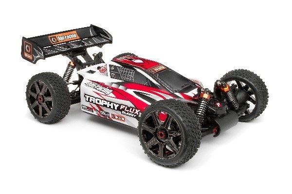Clear Trophy Buggy Flux bodyshell med masker og deka i gruppen LEKER, BARN OG BABY / Radiostyrt / Reservedeler & Ekstra tilbehør / HPI / Karosseri & Tilbehør / Offroad Karosseri (Gjennomsiktig) hos TP E-commerce Nordic AB (A01921)