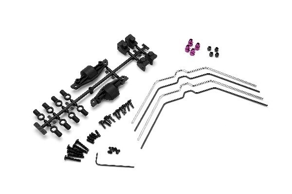 Set med svingstag (foran/bak/Savage X) i gruppen LEKER, BARN OG BABY / Radiostyrt / Reservedeler & Ekstra tilbehør / HPI / Reservedeler & Tuning / Drivlinje hos TP E-commerce Nordic AB (A02009)