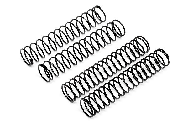 Shock Spring Set (Front/Rear/Black/4Pcs) i gruppen LEKER, BARN OG BABY / Radiostyrt / Reservedeler & Ekstra tilbehør / HPI / Reservedeler & Tuning / Dempere hos TP E-commerce Nordic AB (A02011)