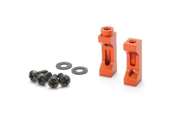 Aluminium Servo Mount Set (Orange) i gruppen LEKER, BARN OG BABY / Radiostyrt / Reservedeler & Ekstra tilbehør / HPI / Reservedeler & Tuning / Støtdempere hos TP E-commerce Nordic AB (A02036)