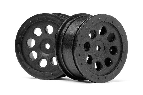 St-8 Wheel Black (0Mm Offset/2Pcs) i gruppen LEKER, BARN OG BABY / Radiostyrt / Reservedeler & Ekstra tilbehør / HPI / Felger / Offroad hos TP E-commerce Nordic AB (A02044)