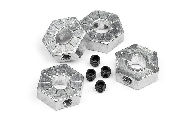 Locking Hex Wheel Hub 12Mm (4Pcs) i gruppen LEKER, BARN OG BABY / Radiostyrt / Reservedeler & Ekstra tilbehør / HPI / Reservedeler & Tuning / Drivlinje hos TP E-commerce Nordic AB (A02068)