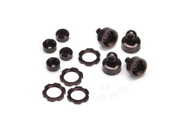 Shock Color Parts Set (Dark Brown Anodized) i gruppen LEKER, BARN OG BABY / Radiostyrt / Reservedeler & Ekstra tilbehør / HPI / Reservedeler & Tuning / Støtdempere hos TP E-commerce Nordic AB (A02086)