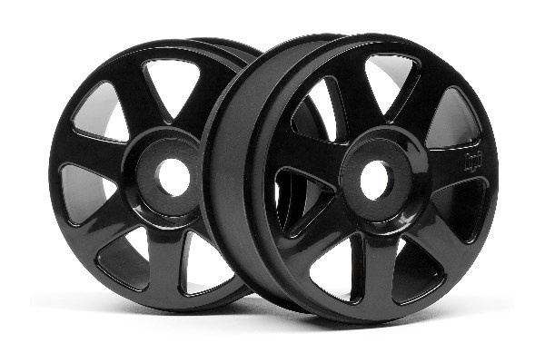 V7 Wheel Black (42X83Mm/2Pcs) i gruppen LEKER, BARN OG BABY / Radiostyrt / Reservedeler & Ekstra tilbehør / HPI / Felger / Offroad hos TP E-commerce Nordic AB (A02099)