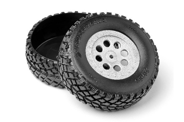 Plastic Truck Bed Tires (2Pcs) i gruppen LEKER, BARN OG BABY / Radiostyrt / Reservedeler & Ekstra tilbehør / HPI / Reservedeler & Tuning / Chassideler hos TP E-commerce Nordic AB (A02106)