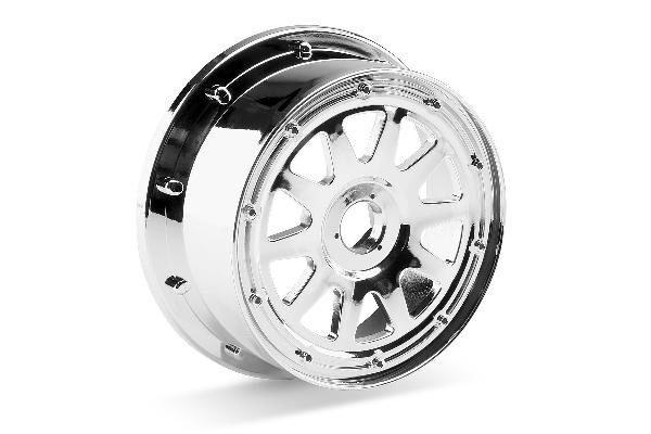 Tr-10 hjul krom (120X65Mm/-10Mm offset) i gruppen LEKER, BARN OG BABY / Radiostyrt / Reservedeler & Ekstra tilbehør / HPI / Felger / Offroad hos TP E-commerce Nordic AB (A02146)