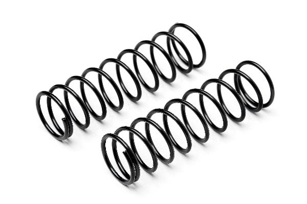 Shock Spring 13X57X1.4Mm 9.5Coils (Black/2Pcs) i gruppen LEKER, BARN OG BABY / Radiostyrt / Reservedeler & Ekstra tilbehør / HPI / Reservedeler & Tuning / Dempere hos TP E-commerce Nordic AB (A02149)