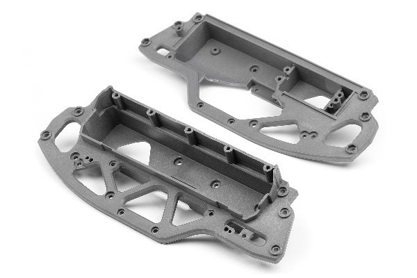 Chassis-sett (Savage Xs) i gruppen LEKER, BARN OG BABY / Radiostyrt / Reservedeler & Ekstra tilbehør / HPI / Reservedeler & Tuning / Chassideler hos TP E-commerce Nordic AB (A02153)
