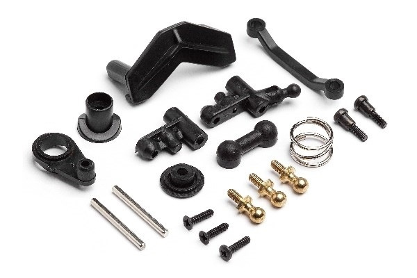 Steering Servo Mount/Servo Saver Set i gruppen LEKER, BARN OG BABY / Radiostyrt / Reservedeler & Ekstra tilbehør / HPI / Reservedeler & Tuning / Støtdempere hos TP E-commerce Nordic AB (A02180)