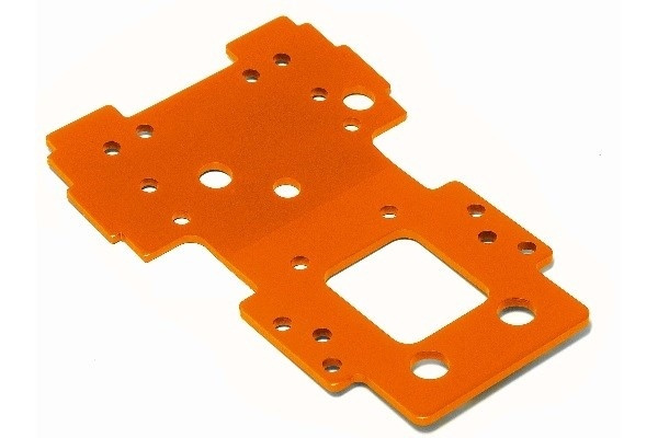 Skottets nedre plate 2,5 mm (oransje) i gruppen LEKER, BARN OG BABY / Radiostyrt / Reservedeler & Ekstra tilbehør / HPI / Reservedeler & Tuning / Chassideler hos TP E-commerce Nordic AB (A02208)