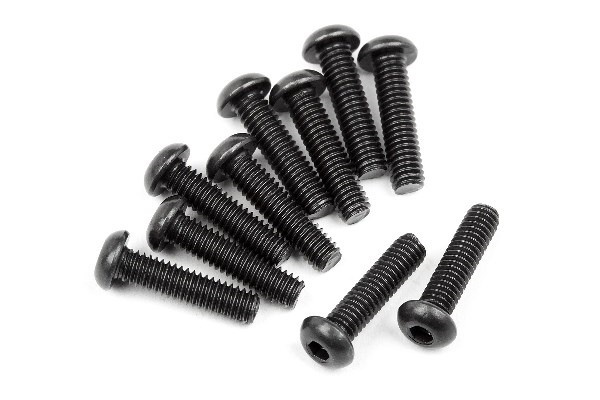 Button Head Screw M2.5X10Mm (Hex Socket/10Pcs) i gruppen LEKER, BARN OG BABY / Radiostyrt / Reservedeler & Ekstra tilbehør / HPI / Skruer/Fester / Skruer hos TP E-commerce Nordic AB (A02295)