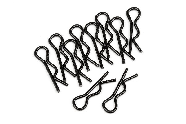 Body Clip (10Pcs) i gruppen LEKER, BARN OG BABY / Radiostyrt / Reservedeler & Ekstra tilbehør / HPI / Skruer/Fester / Karosseriklips hos TP E-commerce Nordic AB (A02364)