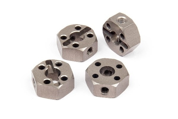 Aluminum Locking Hex Wheel Hub (12Mm/4Pcs) i gruppen LEKER, BARN OG BABY / Radiostyrt / Reservedeler & Ekstra tilbehør / HPI / Reservedeler & Tuning / Drivlinje hos TP E-commerce Nordic AB (A02383)