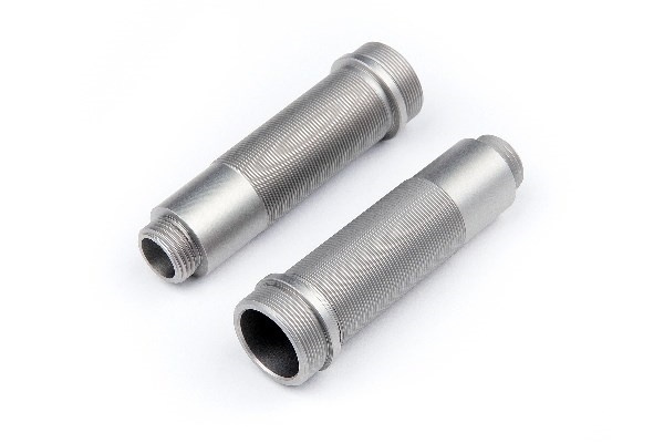 Aluminum Shock Body Set (Gunmetal/2Pcs) i gruppen LEKER, BARN OG BABY / Radiostyrt / Reservedeler & Ekstra tilbehør / HPI / Reservedeler & Tuning / Støtdempere hos TP E-commerce Nordic AB (A02390)