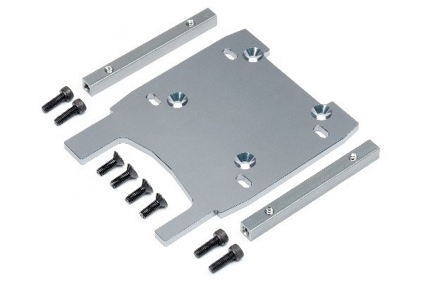 Engine Plate (Gray/4Mm) i gruppen LEKER, BARN OG BABY / Radiostyrt / Reservedeler & Ekstra tilbehør / HPI / Reservedeler & Tuning / Chassideler hos TP E-commerce Nordic AB (A02427)