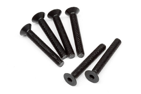 Flat Head Screw M5X35Mm (Hex Socket/6Pcs) i gruppen LEKER, BARN OG BABY / Radiostyrt / Reservedeler & Ekstra tilbehør / HPI / Skruer/Fester / Skruer hos TP E-commerce Nordic AB (A02440)