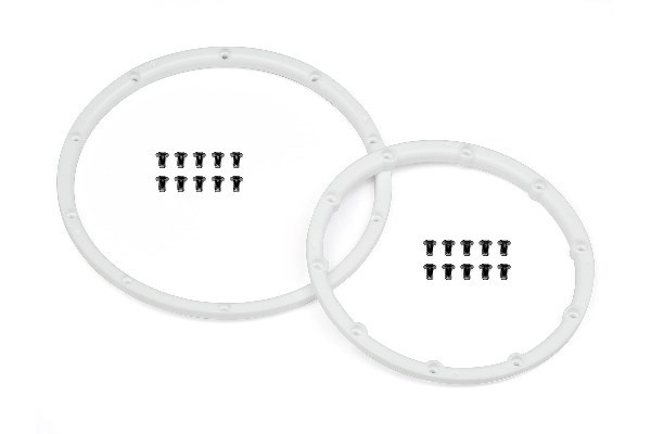 Wheel Bead Lock Rings (White/For 2 Wheels) i gruppen LEKER, BARN OG BABY / Radiostyrt / Reservedeler & Ekstra tilbehør / HPI / Felger / Offroad hos TP E-commerce Nordic AB (A02484)