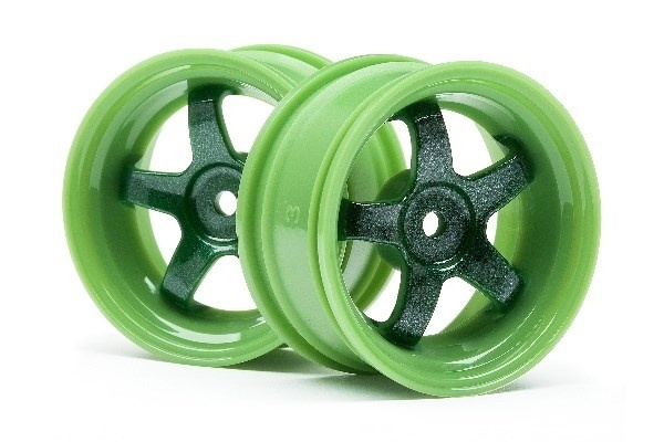 Work Meister S1 Wheel Green (3Mm Offset/2Pcs) i gruppen LEKER, BARN OG BABY / Radiostyrt / Reservedeler & Ekstra tilbehør / HPI / Felger / Onroad hos TP E-commerce Nordic AB (A02493)