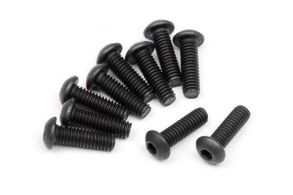 Skrue med knapphode M2,5X8Mm (innvendig sekskant/10stk) i gruppen LEKER, BARN OG BABY / Radiostyrt / Reservedeler & Ekstra tilbehør / HPI / Skruer/Fester / Skruer hos TP E-commerce Nordic AB (A02539)