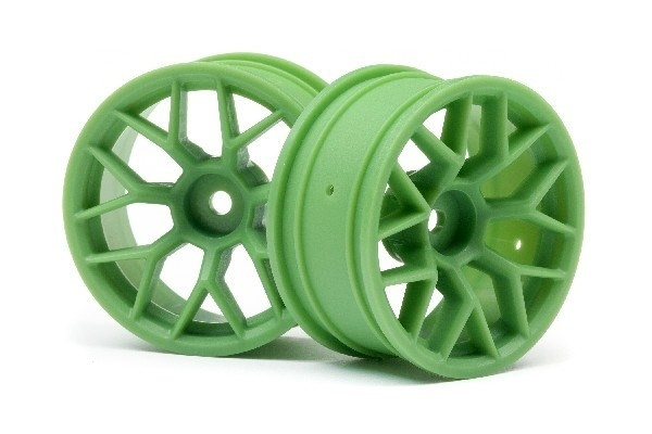 RTR-hjul 26Mm grønn (6Mm forskyvning/2 stk.) i gruppen LEKER, BARN OG BABY / Radiostyrt / Reservedeler & Ekstra tilbehør / HPI / Felger / Onroad hos TP E-commerce Nordic AB (A02540)