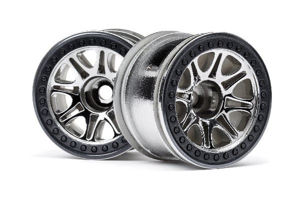 Split 8 lastebilhjul (krom/2 stk.) i gruppen LEKER, BARN OG BABY / Radiostyrt / Reservedeler & Ekstra tilbehør / HPI / Felger / Offroad hos TP E-commerce Nordic AB (A02559)