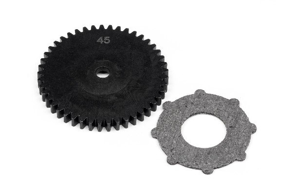 Kraftig tannhjul 45Tx5Mm i gruppen LEKER, BARN OG BABY / Radiostyrt / Reservedeler & Ekstra tilbehør / HPI / Reservedeler & Tuning / Drev hos TP E-commerce Nordic AB (A02620)