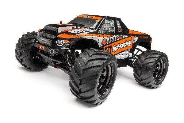 Trimmet og lakkert Bullet Flux Mt-kropp (svart) i gruppen LEKER, BARN OG BABY / Radiostyrt / Reservedeler & Ekstra tilbehør / HPI / Karosseri & Tilbehør / Malte karosserier hos TP E-commerce Nordic AB (A02681)