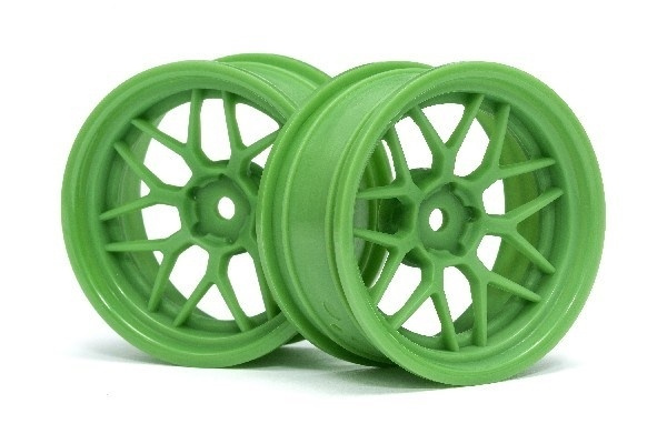 Tech 7-hjul grønn 52X26X+6Mm offset (2 stk.) i gruppen LEKER, BARN OG BABY / Radiostyrt / Reservedeler & Ekstra tilbehør / HPI / Felger / Onroad hos TP E-commerce Nordic AB (A02729)