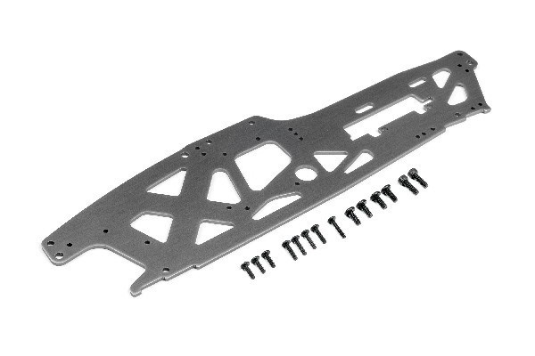 Tvp Chassis V2 (Right/Wb 390Mm/3Mm) i gruppen LEKER, BARN OG BABY / Radiostyrt / Reservedeler & Ekstra tilbehør / HPI / Reservedeler & Tuning / Chassideler hos TP E-commerce Nordic AB (A02738)