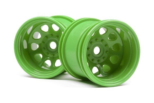 Classic King Wheel Green (2.2In/2Pcs) i gruppen LEKER, BARN OG BABY / Radiostyrt / Reservedeler & Ekstra tilbehør / HPI / Felger / Offroad hos TP E-commerce Nordic AB (A02832)