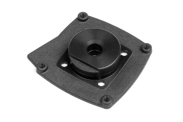 Cover Plate (Black/T3.0) i gruppen LEKER, BARN OG BABY / Radiostyrt / Reservedeler & Ekstra tilbehør / HPI / Motorer / Nitromotorer Reservedeler hos TP E-commerce Nordic AB (A02911)