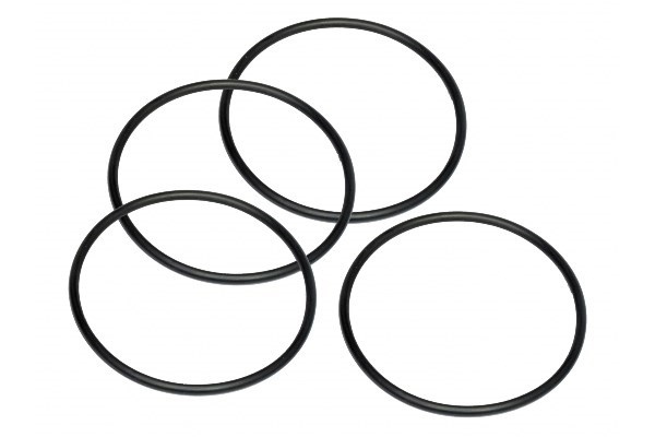 O-ring (50X2,6Mm/Svart/4stk) i gruppen LEKER, BARN OG BABY / Radiostyrt / Reservedeler & Ekstra tilbehør / HPI / Reservedeler & Tuning / Støtdempere hos TP E-commerce Nordic AB (A02941)