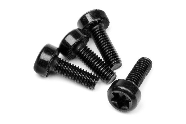 Torx-skrue med bredt hettehode M4X12Mm (4 stk.) i gruppen LEKER, BARN OG BABY / Radiostyrt / Reservedeler & Ekstra tilbehør / HPI / Motorer / Bensinmotorer Reservedeler hos TP E-commerce Nordic AB (A02969)