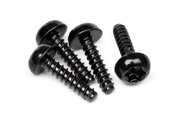 Tp. Bred knapphodeskrue M4X16Mm (4 stk.) i gruppen LEKER, BARN OG BABY / Radiostyrt / Reservedeler & Ekstra tilbehør / HPI / Motorer / Bensinmotorer Reservedeler hos TP E-commerce Nordic AB (A02994)