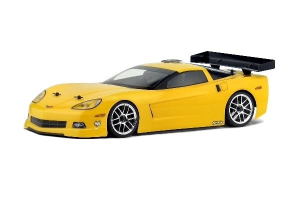 Chevrolet Corvette C6 karosseri (200Mm/Wb255Mm) i gruppen LEKER, BARN OG BABY / Radiostyrt / Reservedeler & Ekstra tilbehør / HPI / Karosseri & Tilbehør / Onroad Karosseri (Gjennomsiktig) hos TP E-commerce Nordic AB (A03003)