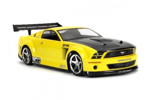 Ford Mustang Gt-R karosseri (200Mm/Wb255Mm) i gruppen LEKER, BARN OG BABY / Radiostyrt / Reservedeler & Ekstra tilbehør / HPI / Karosseri & Tilbehør / Onroad Karosseri (Gjennomsiktig) hos TP E-commerce Nordic AB (A03004)