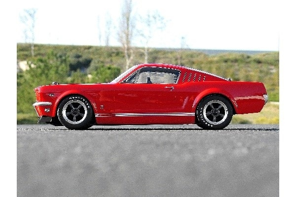 1966 Ford Mustang Gt Karosseri i gruppen LEKER, BARN OG BABY / Radiostyrt / Reservedeler & Ekstra tilbehør / HPI / Karosseri & Tilbehør / Onroad Karosseri (Gjennomsiktig) hos TP E-commerce Nordic AB (A03009)