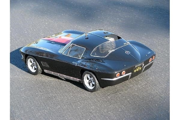 1967 Chevrolet Corvette Body (200Mm) i gruppen LEKER, BARN OG BABY / Radiostyrt / Reservedeler & Ekstra tilbehør / HPI / Karosseri & Tilbehør / Onroad Karosseri (Gjennomsiktig) hos TP E-commerce Nordic AB (A03012)