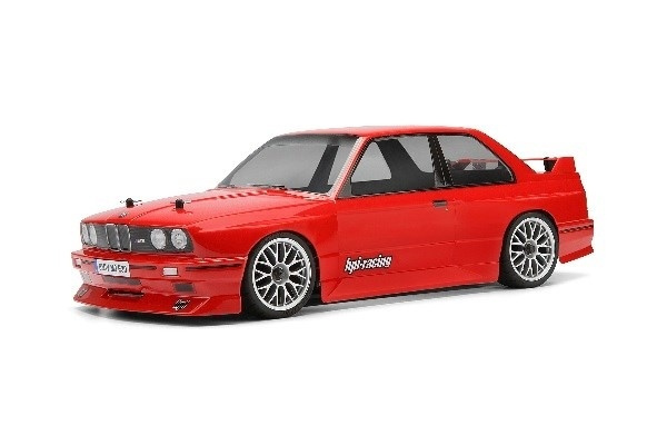 BMW E30 M3 Body (200mm) i gruppen LEKER, BARN OG BABY / Radiostyrt / Reservedeler & Ekstra tilbehør / HPI / Karosseri & Tilbehør / Onroad Karosseri (Gjennomsiktig) hos TP E-commerce Nordic AB (A03018)