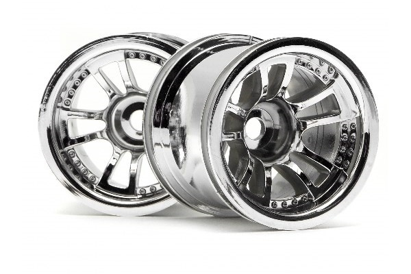 Split 5 Truck Wheel (Chrome/2Pcs) i gruppen LEKER, BARN OG BABY / Radiostyrt / Reservedeler & Ekstra tilbehør / HPI / Felger / Offroad hos TP E-commerce Nordic AB (A03032)