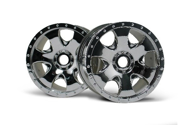 Warlock hjul krom (83X56Mm/2stk) i gruppen LEKER, BARN OG BABY / Radiostyrt / Reservedeler & Ekstra tilbehør / HPI / Felger / Offroad hos TP E-commerce Nordic AB (A03049)