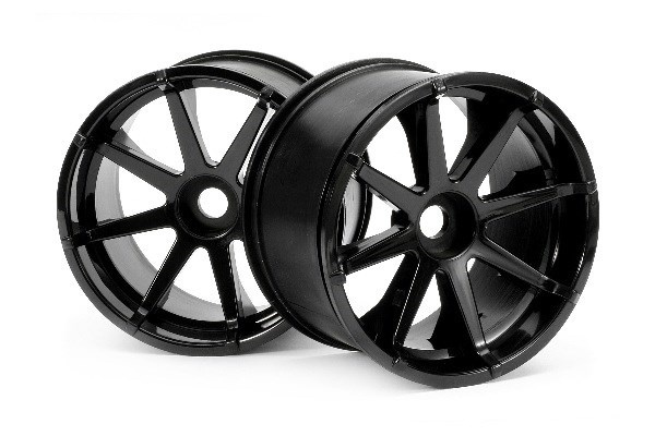 Blast Wheel Black (115X70Mm 7Inch/2Pcs) i gruppen LEKER, BARN OG BABY / Radiostyrt / Reservedeler & Ekstra tilbehør / HPI / Felger / Offroad hos TP E-commerce Nordic AB (A03059)