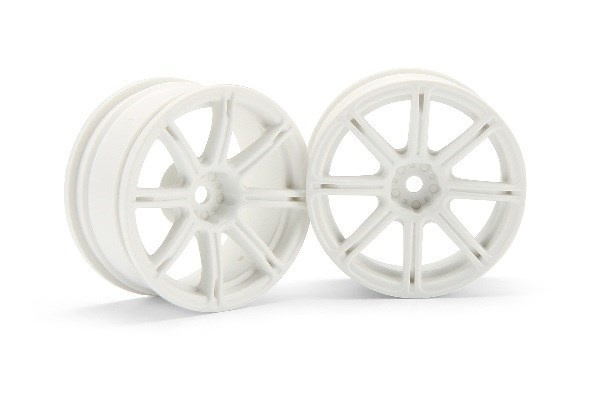 Work Emotion Xc8-hjul 26 mm hvitt (3 mm offset) i gruppen LEKER, BARN OG BABY / Radiostyrt / Reservedeler & Ekstra tilbehør / HPI / Felger / Onroad hos TP E-commerce Nordic AB (A03079)