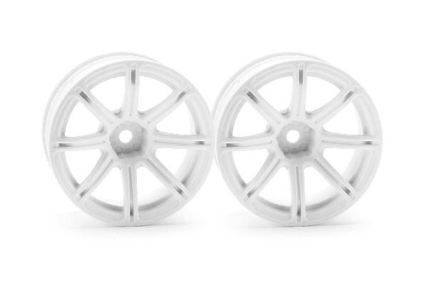 Work Emotion Xc8 Wheel 26Mm White (9Mm Offset) i gruppen LEKER, BARN OG BABY / Radiostyrt / Reservedeler & Ekstra tilbehør / HPI / Felger / Onroad hos TP E-commerce Nordic AB (A03081)