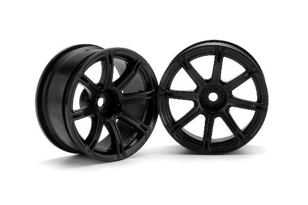 Work Emotion Xc8-hjul 26 mm svart (6 mm offset) i gruppen LEKER, BARN OG BABY / Radiostyrt / Reservedeler & Ekstra tilbehør / HPI / Felger / Onroad hos TP E-commerce Nordic AB (A03083)
